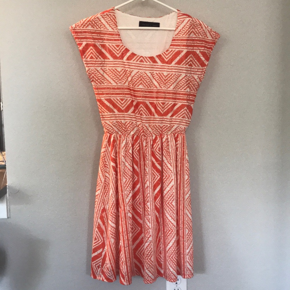 Aztec print dress